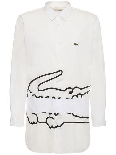 Camisa De Popelina De Algodón - COMME DES GARÇONS SHIRT - Modalova