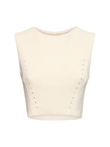 Chace Viscose Blend Crop Top - LOULOU STUDIO - Modalova