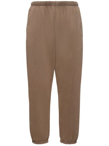 Pantaloni Pale In Felpa Di Cotone Vintage - ACNE STUDIOS - Modalova