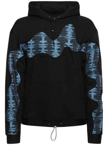 Printed Cotton Hoodie - AHLUWALIA - Modalova