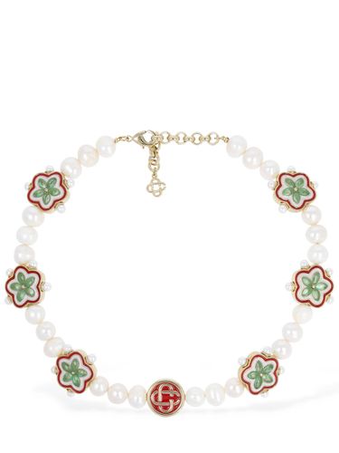 Collana Con Fiori Dégradé - CASABLANCA - Modalova