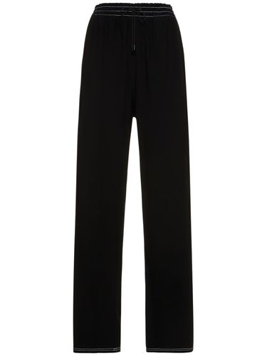 Fluid Viscose Jersey Jogger Pants - MARINE SERRE - Modalova