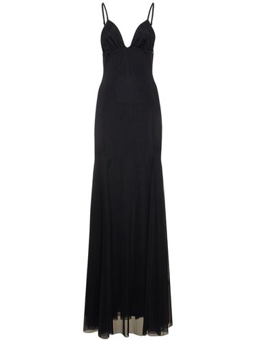 Long Tulle Slip Dress - DOLCE & GABBANA - Modalova