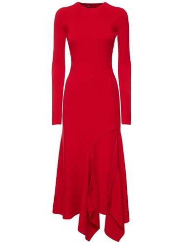 Asymmetric Jersey Long Sleeve Dress - Y/PROJECT - Modalova