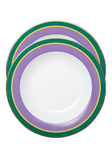 Set Di 2 Piatti Rainbow Viola - LA DOUBLE J - Modalova