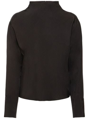 Top De Seda Con Cuello Vuelto - ANINE BING - Modalova