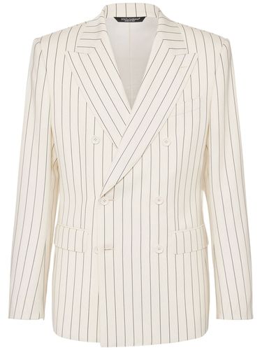 Blazer De Lana - DOLCE & GABBANA - Modalova