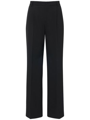 Virgin Wool Wide Leg Pants - DOLCE & GABBANA - Modalova