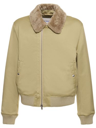 Chaqueta Bomber Con Cremallera - BURBERRY - Modalova