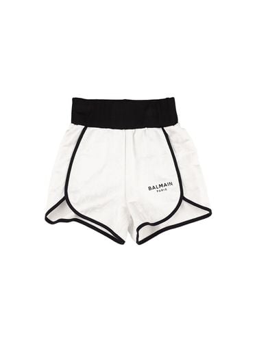 Shorts Deportivos De Algodón - BALMAIN - Modalova