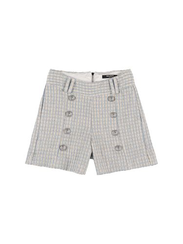 Shorts De Lurex Y Jacquard - BALMAIN - Modalova