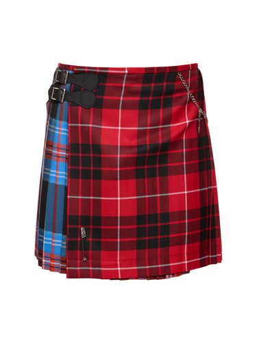 Lvr Exclusive Wool Tartan Mini Kilt - CHARLES JEFFREY LOVERBOY - Modalova