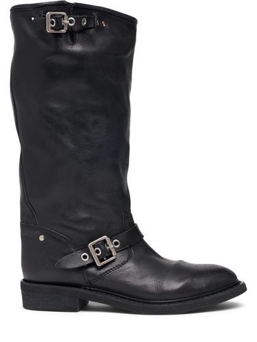 Botas Altas De Piel 30mm - GOLDEN GOOSE - Modalova