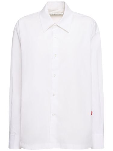 Camicia In Cotone / Logo - ALEXANDER WANG - Modalova