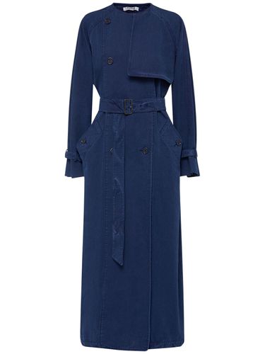 Trenchcoat Aus Baumwollcanvas Mit Gürtel „calao“ - MAX MARA - Modalova