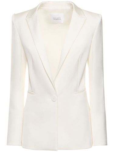 Einreihiger Blazer Aus Satin - GALVAN - Modalova