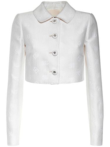 Chaqueta Corta De Jacquard - DOLCE & GABBANA - Modalova