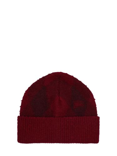 Argyle Wool Beanie - BURBERRY - Modalova