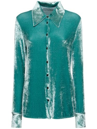 Camisa De Jersey De Terciopelo - JIL SANDER - Modalova