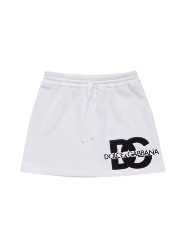 Shorts De Algodón Bordado - DOLCE & GABBANA - Modalova