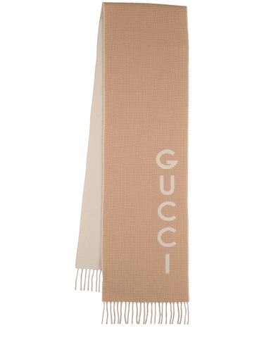 Bufanda De Lana Y Cashmere - GUCCI - Modalova