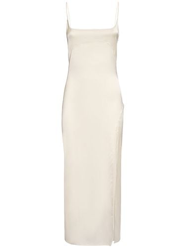 La Robe Notte Satin Midi Dress - JACQUEMUS - Modalova