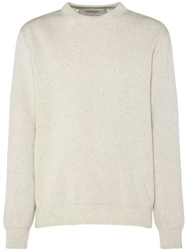 Journey Cotton Crewneck Sweater - GOLDEN GOOSE - Modalova