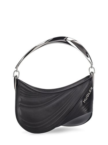 Bolso Mini Clutch De Piel Grabada - MUGLER - Modalova