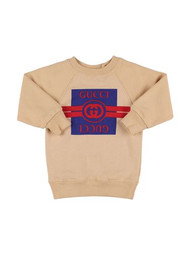 Sweatshirt Aus Baumwolljersey - GUCCI - Modalova