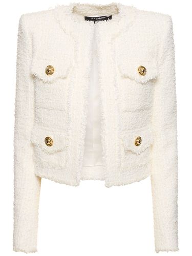 Chaqueta De Tweed - BALMAIN - Modalova