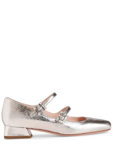 Mm Tres Vivier Metallic Leather Pumps - ROGER VIVIER - Modalova