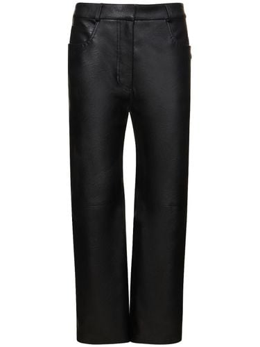 Faux Leather Straight Pants - STELLA MCCARTNEY - Modalova