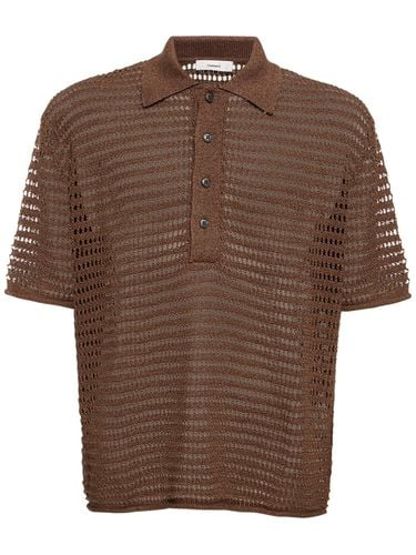 Crochet S/s Polo - COMMAS - Modalova