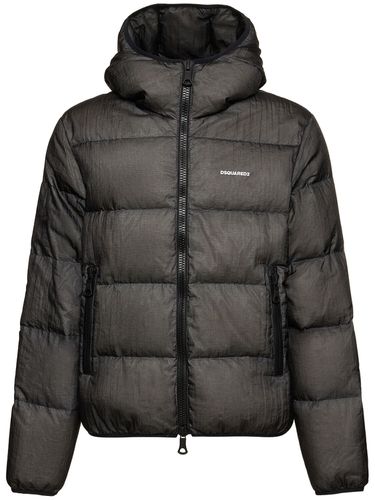 Logo Nylon Puffer Jacket - DSQUARED2 - Modalova