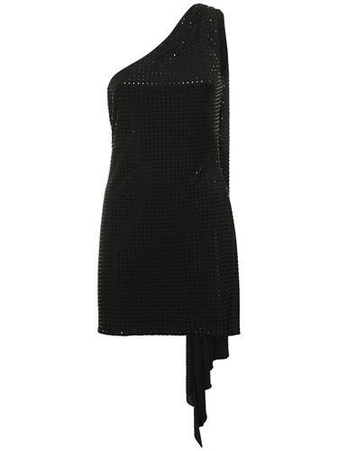 Crystal Embellished Mini Dress - DAVID KOMA - Modalova