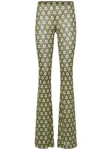 Printed Viscose Flared Pants - ETRO - Modalova