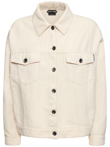 Cotton & Linen Jacket - BRUNELLO CUCINELLI - Modalova