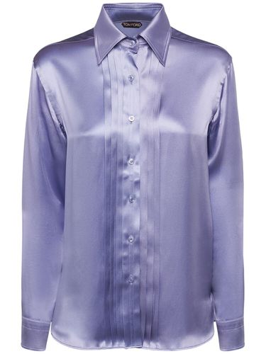 Camicia In Seta Charmeuse - TOM FORD - Modalova