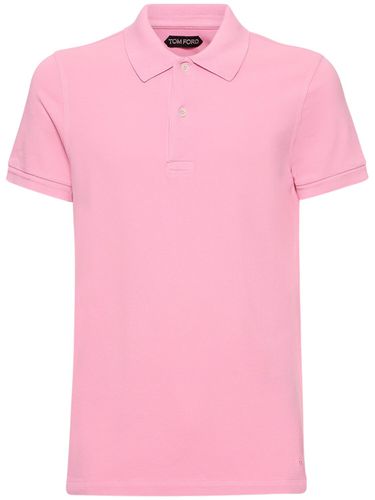 Polo De Algodón Piqué - TOM FORD - Modalova