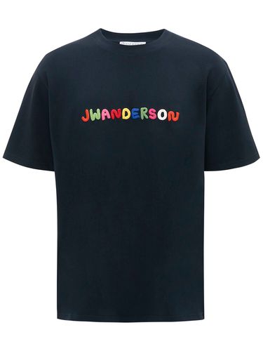 Logo Embroidery T-shirt - JW ANDERSON - Modalova