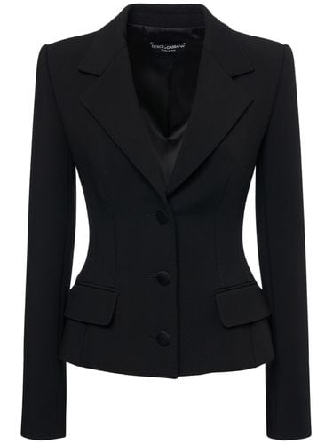 Blazer De Lana - DOLCE & GABBANA - Modalova