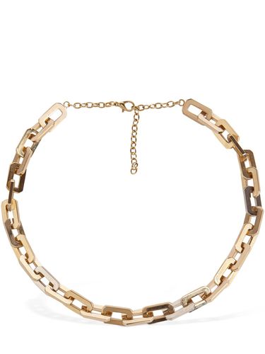 Paloma Chain Collar Necklace - ROSANTICA - Modalova