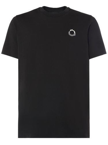 Cny Logo Cotton T-shirt - MONCLER - Modalova