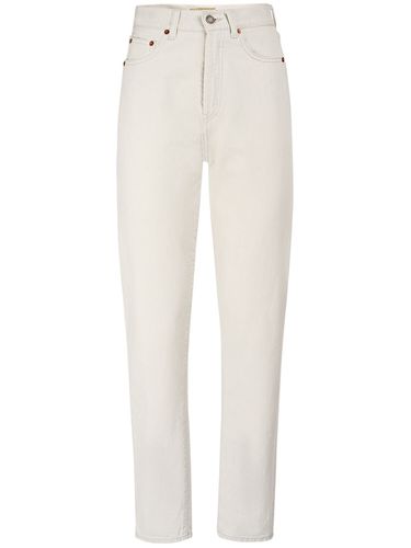 Enge Jeans Aus Baumwolldenim - SAINT LAURENT - Modalova