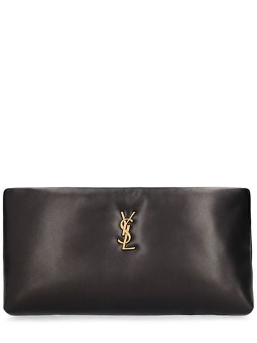 Pouch Aus Leder „calypso“ - SAINT LAURENT - Modalova