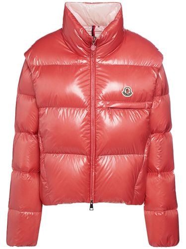 Kurze Daunenjacke Aus Nylon „almo“ - MONCLER - Modalova