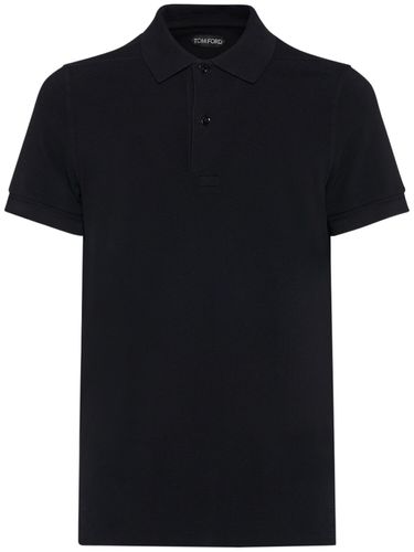 Polo De Algodón Piqué - TOM FORD - Modalova