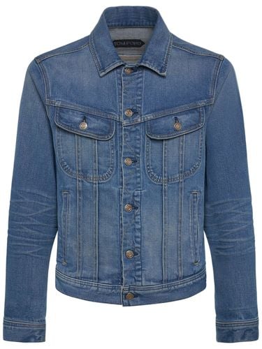 Chaqueta De Sarga De Denim - TOM FORD - Modalova