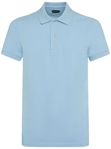 Polo De Algodón Piqué - TOM FORD - Modalova