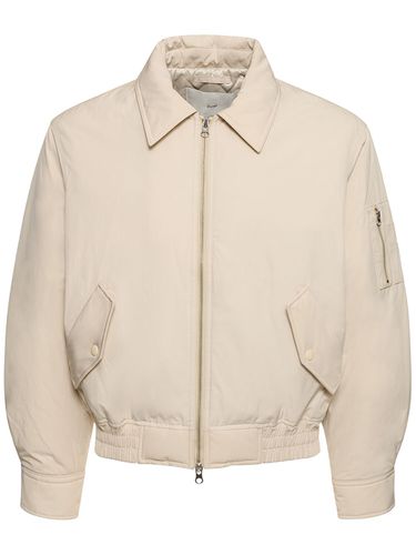 Classic Collared Bomber Jacket - DUNST - Modalova